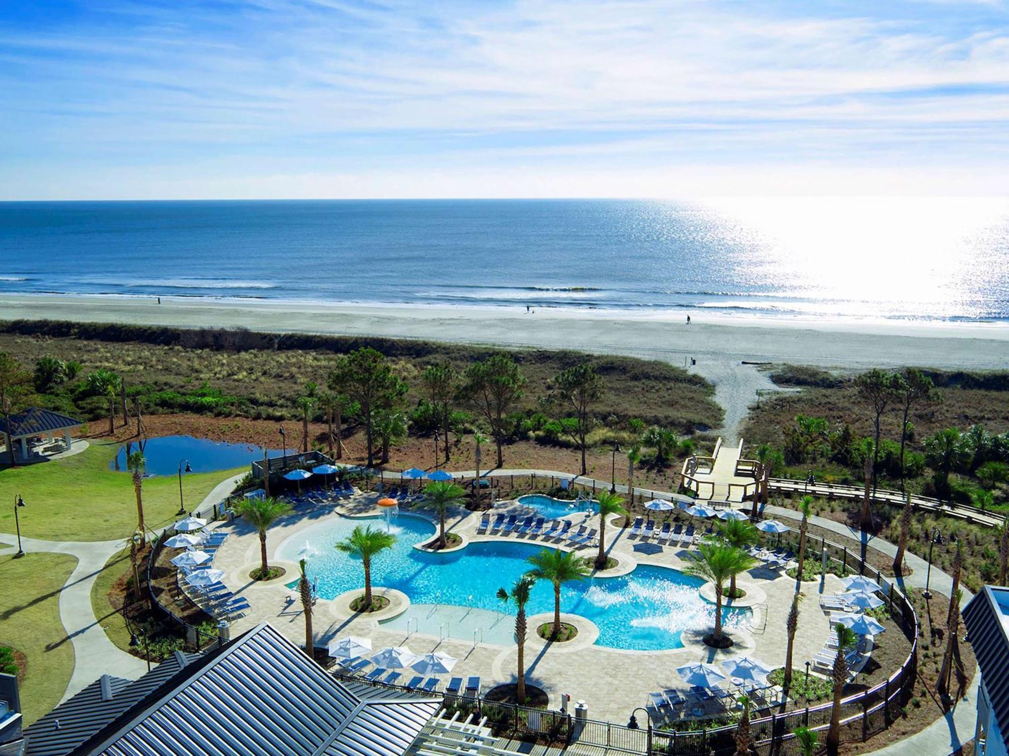 Hilton Grand Vacations Club Ocean Oak Resort Hilton Head Гілтон-Гед-Айленд Екстер'єр фото
