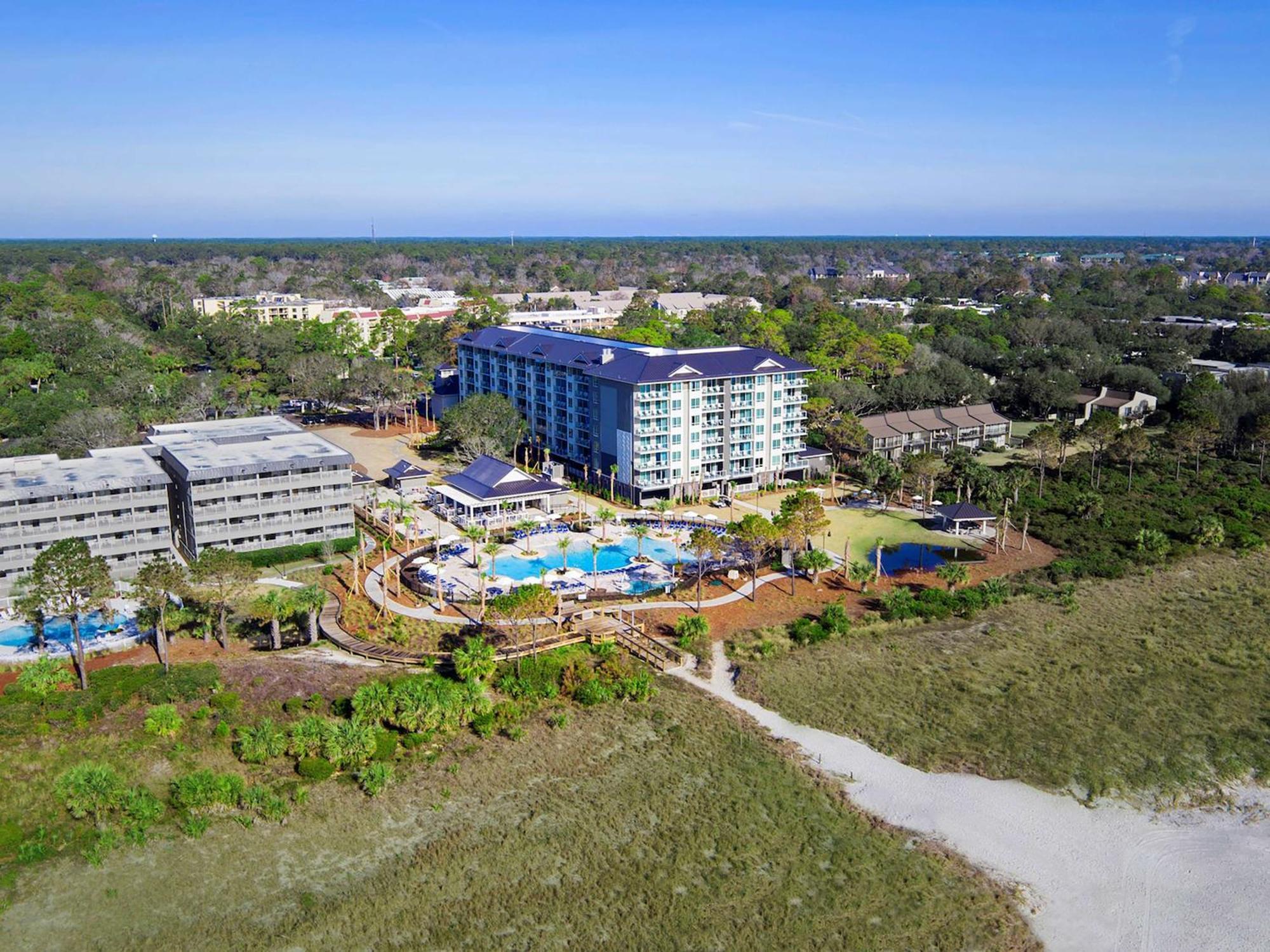 Hilton Grand Vacations Club Ocean Oak Resort Hilton Head Гілтон-Гед-Айленд Екстер'єр фото