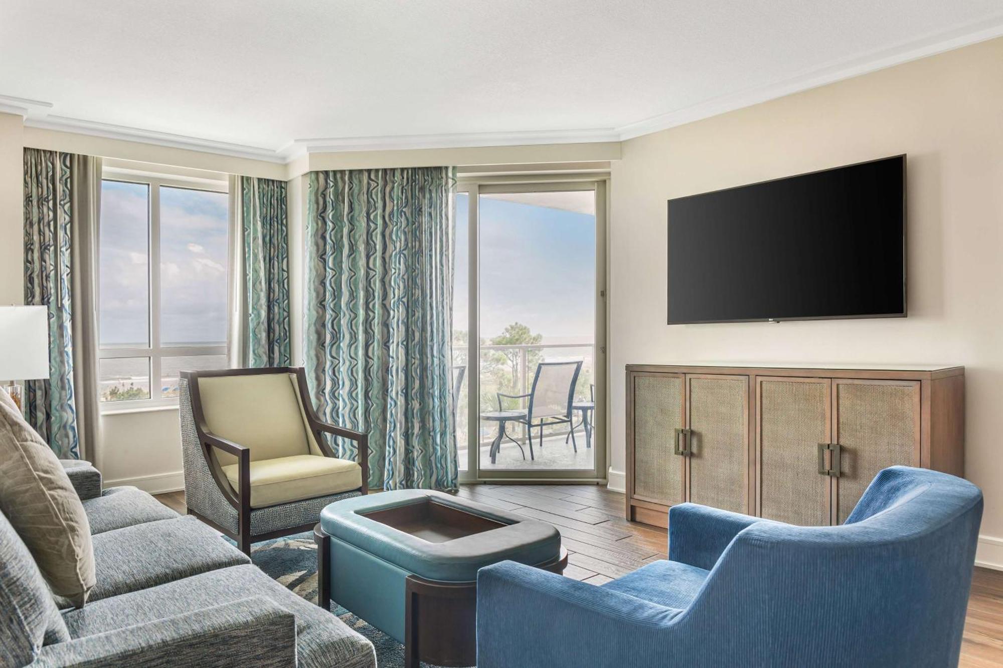 Hilton Grand Vacations Club Ocean Oak Resort Hilton Head Гілтон-Гед-Айленд Екстер'єр фото