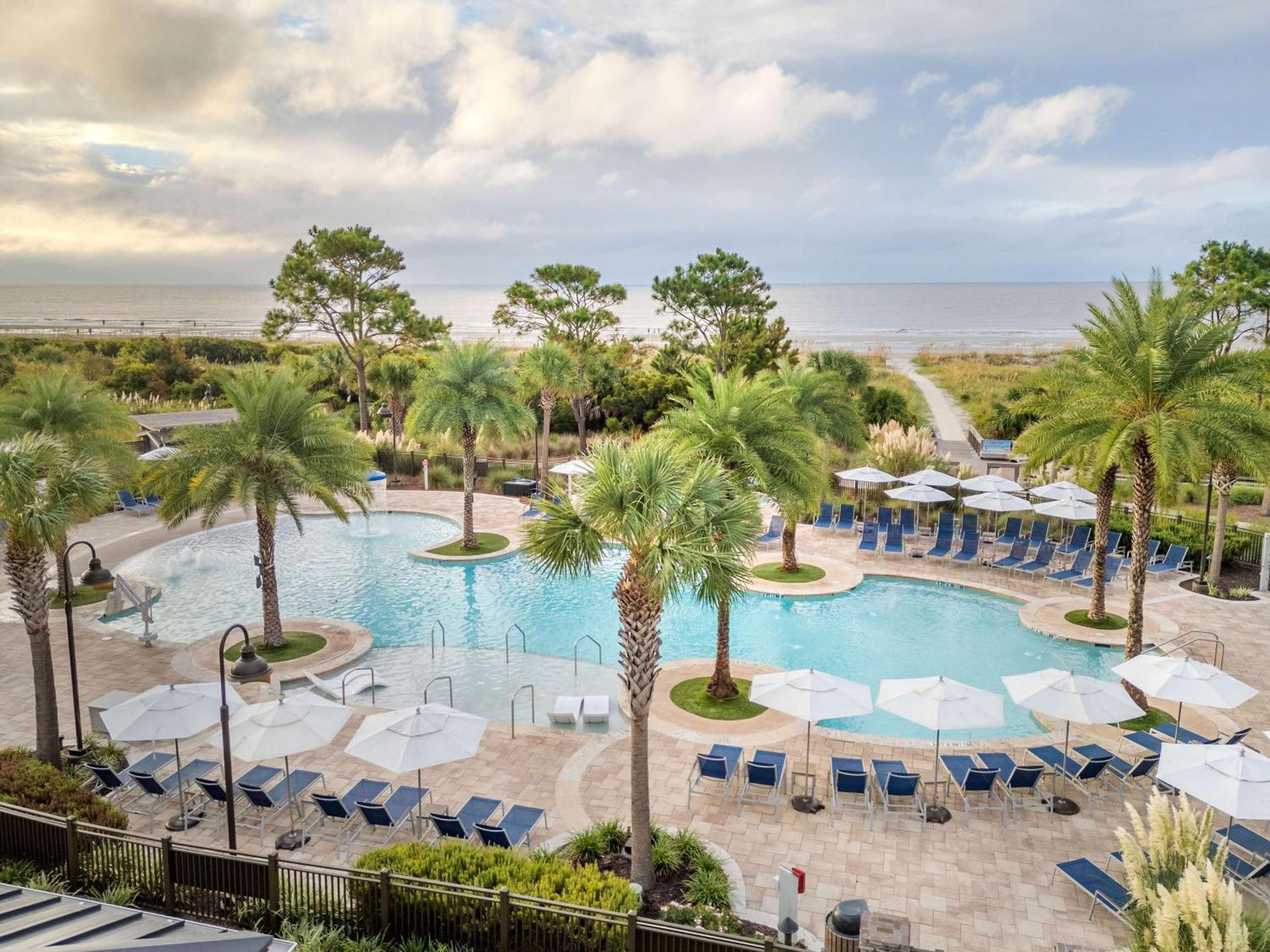 Hilton Grand Vacations Club Ocean Oak Resort Hilton Head Гілтон-Гед-Айленд Екстер'єр фото