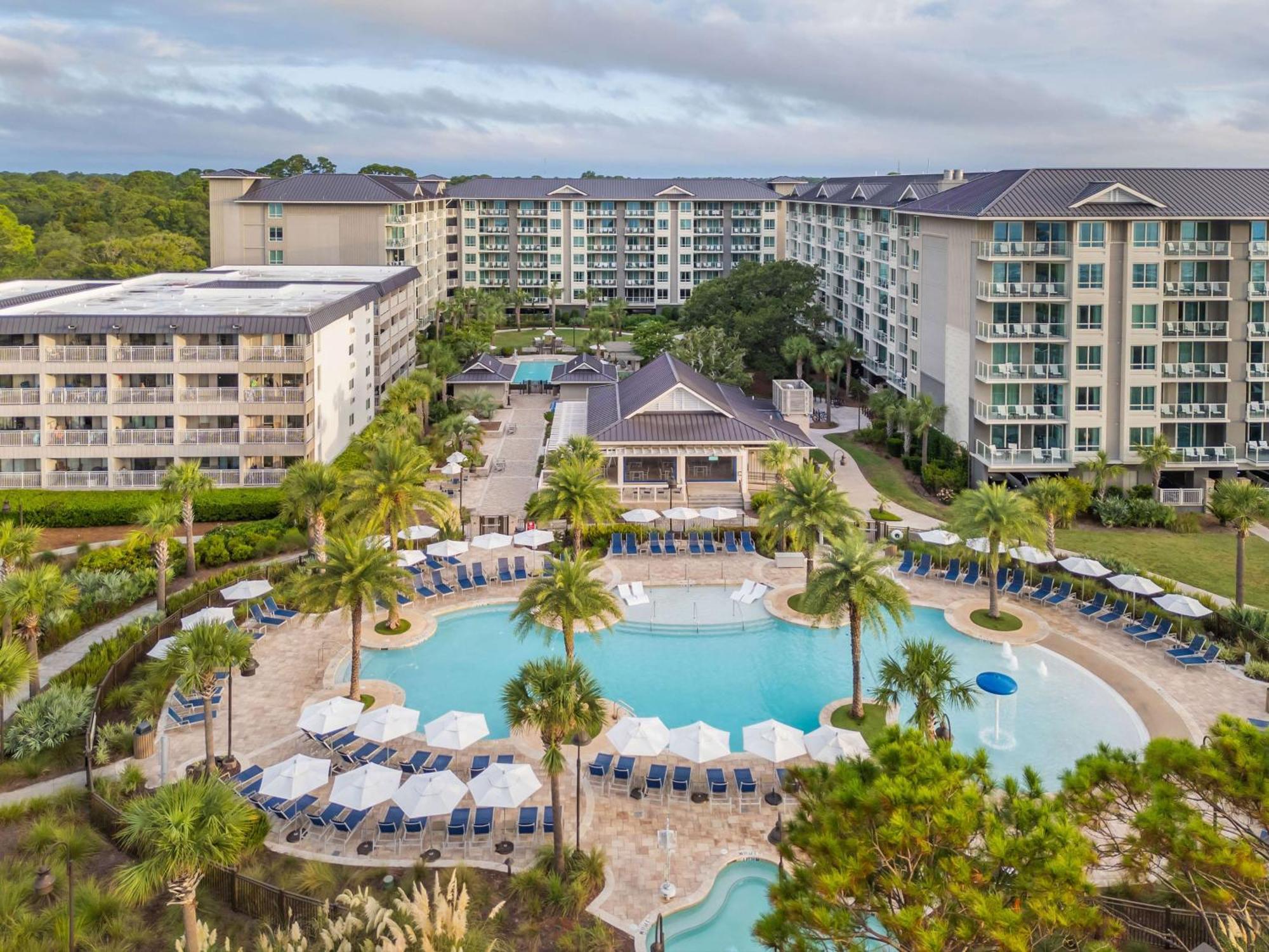 Hilton Grand Vacations Club Ocean Oak Resort Hilton Head Гілтон-Гед-Айленд Екстер'єр фото