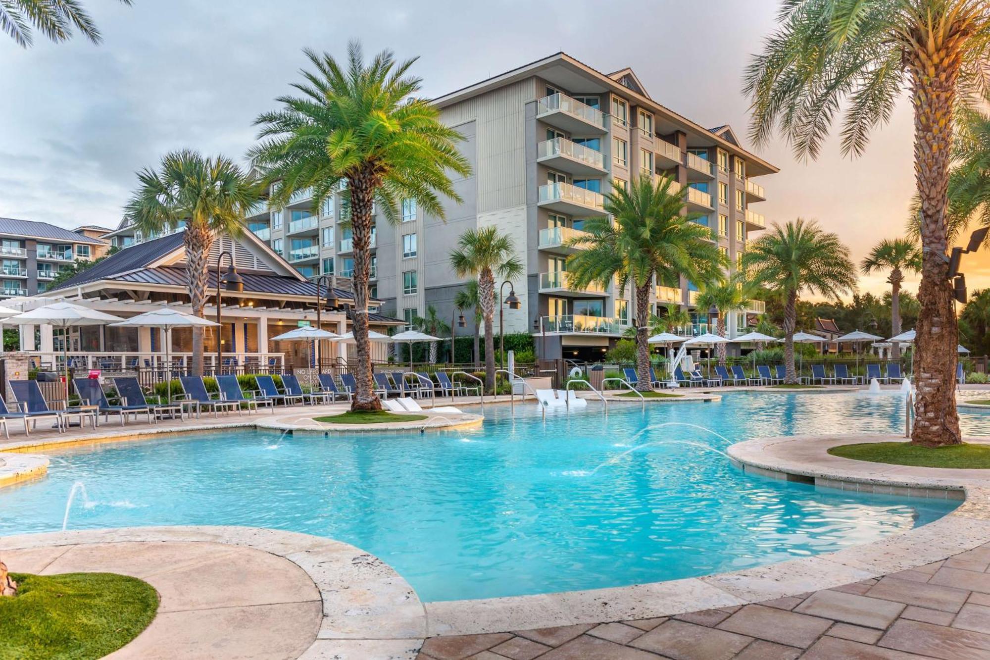 Hilton Grand Vacations Club Ocean Oak Resort Hilton Head Гілтон-Гед-Айленд Екстер'єр фото